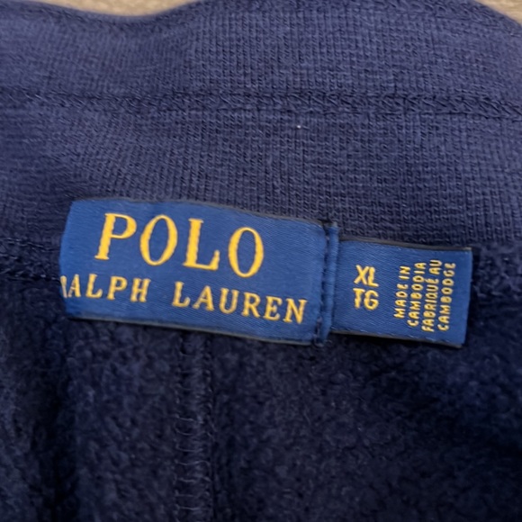 Polo by Ralph Lauren Mens XL Navy Sweatpants. - Picture 3 of 3